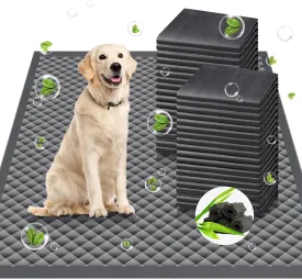 Upgraded Charcoal Puppy Pads, Thicken XXL 36x36 Pee Pads for Dogs, Super Absorbent Up to 12Cups, Odor Control & Leak Proof Dog Training Pads for Surgery, Older,Puppy, 30 Counts