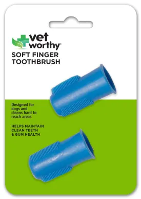 Vet Worthy Pet Fingerbrush - Set of 2