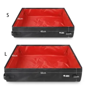 WagBox™ - Portable Litter Box for Travel (Foldable/Collapsible)