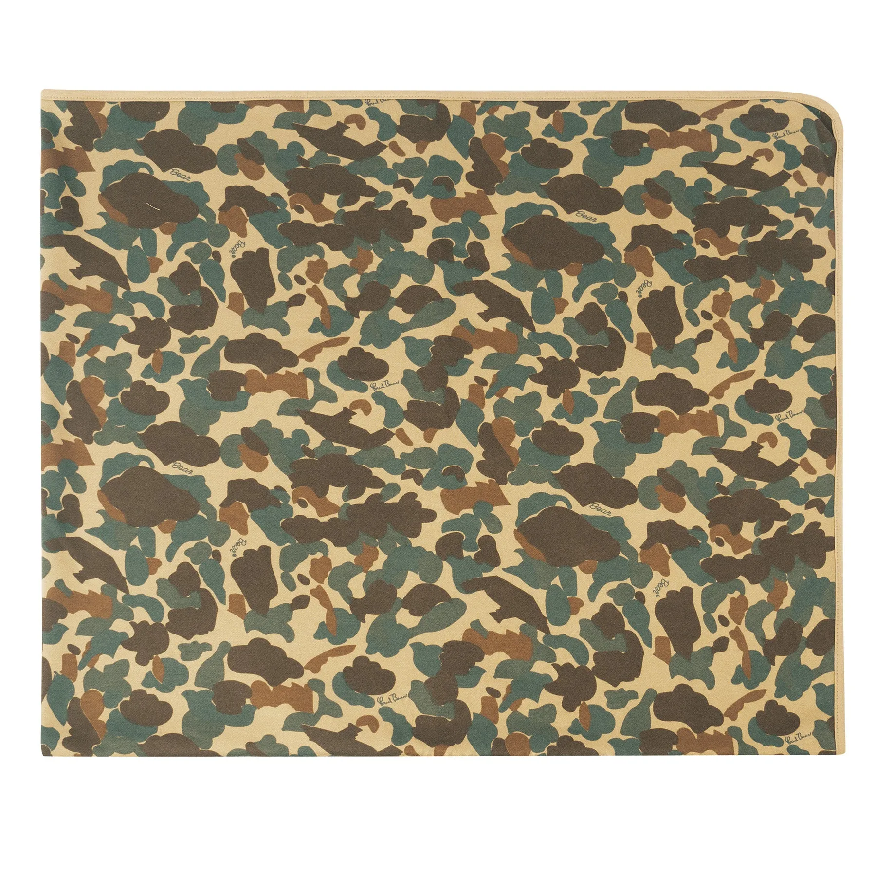 X Bear Archery Fred Bear Camo Fleece Throw Blanket